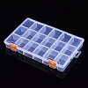 Rectangle Polypropylene(PP) Bead Storage Container CON-N014-03-2