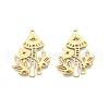 Ion Plating(IP) 201 Stainless Steel Pendant STAS-B027-20G-2
