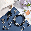 SOFPLATE 40Pcs 2 Styles Zinc Alloy Swivel Lobster Clasps FIND-SP0002-56A-4