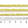 Opaque Glass Beads Stands EGLA-A035-P3mm-B04-4