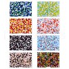 10 Strands 5 Colors Electroplate Glass Beads Strands EGLA-YW0003-89A-2