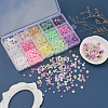 15 Style Handmade Polymer Clay Beads CLAY-YW0001-35-5