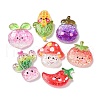 Luminous Transparent Resin Cabochons CRES-V001-04-1