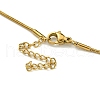 Ion Plating(IP) 304 Stainless Steel Enamel & Shell Butterfly Pendant Necklaces NJEW-C057-04G-3