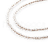 Electroplated Glass Beads Strands EGLA-S174-23B-01-3