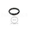 Synthetic Hematite Plain Band Rings BK4832-14-1