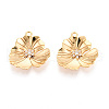 Brass Micro Pave Cubic Zirconia Pendants KK-N263-11G-1