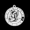 Non-Tarnish 201 Stainless Steel Pendants STAS-S105-LA722-6-1