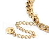 304 Stainless Steel Micro Pave Cubic Zirconia Bracelet BJEW-C070-02G-4