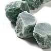 Raw Rough Natural Green Aventurine Beads Strands G-J388-A04-01-3