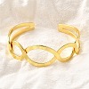 Brass Cuff Bangles for Women BJEW-F498-05G-4