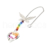 Alloy Butterfly Hanging Ornaments HJEW-C011-02P-2