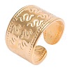 Stainless Steel Snake Pattern Open Cuff Rings DY6294-2-1