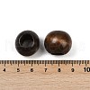 Spray Painted Wood Beads WOOD-F017-05G-3