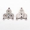 Alloy Rhinestone Connector Settings EA10684Y-1