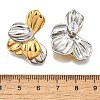 304 Stainless Steel Two-tone Stud Earrings for Women EJEW-R023-01GP-07-5
