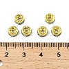 Brass Rhinestone Spacer Beads RB-A014-Z6mm-03G-4