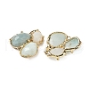 Natural Flower Amazonite Links connectors G-E526-28P-2