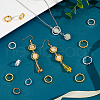   96Pcs 8 Styles Tibetan Style Alloy Bead Frame Sets TIBEB-PH0005-19-5
