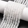 Natural White Jade Beads Strands G-F631-A41-1