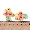 Cartoon Bear Opaque Resin Decoden Cabochons CRES-I031-01-3