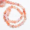 Natural Carnelian Bead Strands G-R346-4mm-25-2