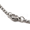 Non-Tarnish 201 Stainless Steel Pendant Necklaces NJEW-B095-04-3