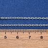 Brass Cable Chain Necklace Making NJEW-D302-80S-3