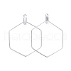 Tarnish Resistant 304 Stainless Steel Wire Pendants STAS-L238-075P-2