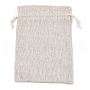 Cotton Cloth Packing Pouches Drawstring Bags ABAG-R011-13X18-01-1