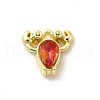 Alloy Rhinestone Pendants PALLOY-D330-02G-02A-1