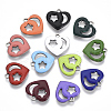 201 Stainless Steel Enamel Charms STAS-N088-13-1
