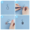 Unicraftale 2 Sets Alloy Painting Frame Pendant Decorations FIND-UN0002-04-5