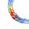 Electroplate Glass Beads EGLA-D300-01B-3