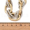 Iron & Alloy & Aluminum Cable Chain Necklaces for Women NJEW-U046-06GP-3