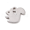 Non-Tarnish 304 Stainless Steel Charms STAS-G287-03P-2