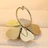 Flower 304 Stainless Steel Adjustable Finger Rings for Women FS-WGB09C1-01-4