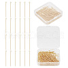 GOMAKERER 200Pcs Brass Eye Pins KK-GO0001-61-1