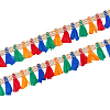 Polyester Tassels Ribbon OCOR-WH0047-30-1