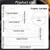 Acrylic Rulers Kit TOOL-WH0155-81-2