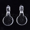 Transparent AS Plastic Pendant Blanks FIND-T064-010-3