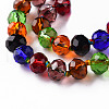 Transparent Glass Beads Strands GLAA-T025-01A-3