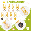 Alloy Enamel Pendant Decoration HJEW-UN00032-4