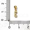 925 Sterling Silver Micro Pave Clear Cubic Zirconia European Dangle Charms STER-A045-01G-3-3