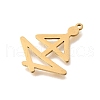 304 Stainless Steel Pendants STAS-S176-17G-2