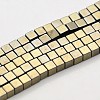 Cube Non-magnetic Synthetic Hematite Beads Strands G-D617-01C-1