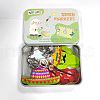 Cinco de Mayo Opaque Printed Acrylic Pendant Locking Stitch Markers HJEW-AB00177-3