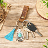 Cowhide Leather Keychain KEYC-TAC00029-6