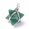 Natural Green Aventurine Pendants G-I220-C10-2