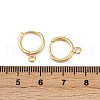 Brass Hoop Earring Findings KK-P310-26B-G-3